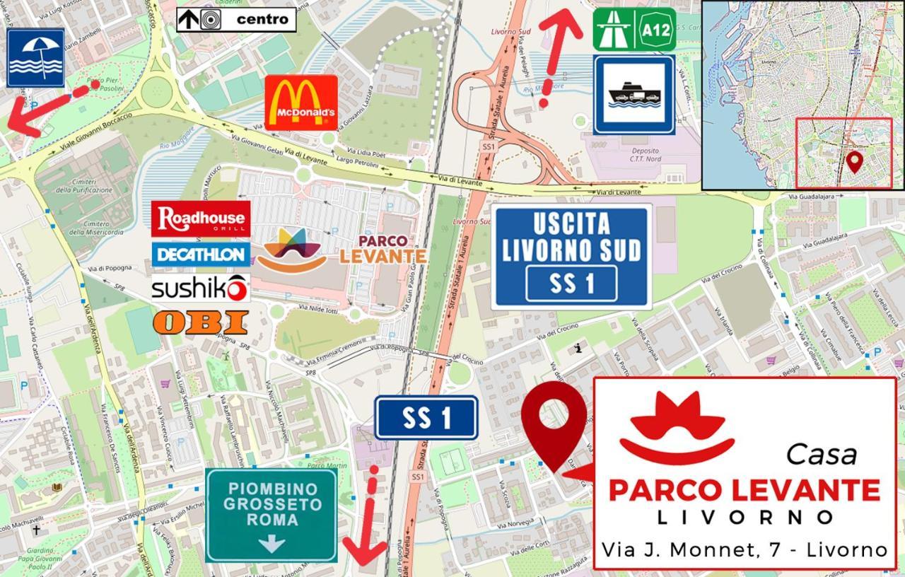 Casa Parco Levante Livorno Eksteriør billede